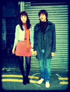Shoreditch Street Style trendy east london cute couple