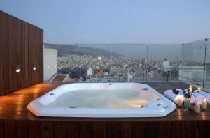 Athens greece sleeping hotels luxury view hot-tub accomodation travel