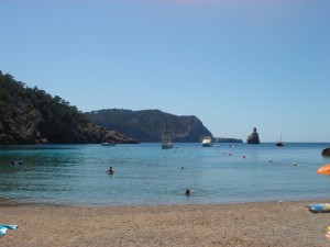 Ibiza benirras beach hippy chill out destination