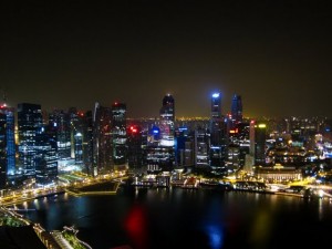 view marina singapore night 