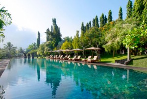 bali tropical gardens retreat pool paradise luxury hotel