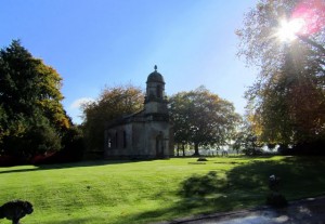 Babington House hotel spa chapel garden