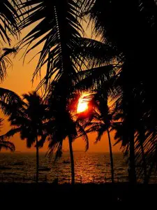 Goa sunset beach