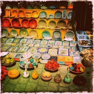 Tunisia Nabeul market ceramics pottery