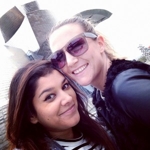 me and Toni at Guggenheim