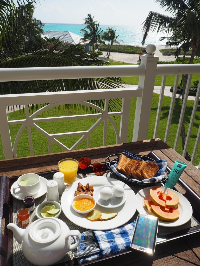 breakfast at Sandals Exumas