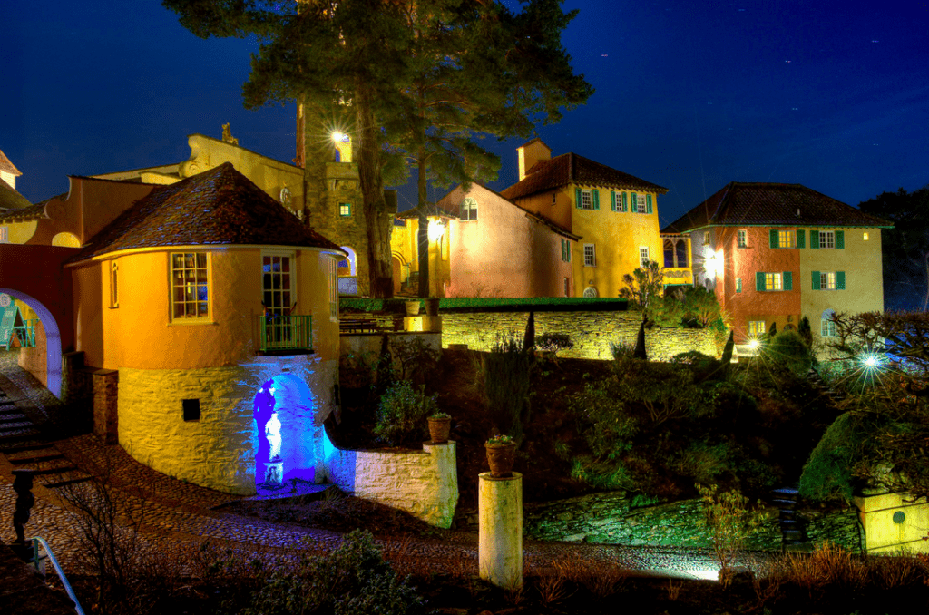 Portmeirion by night