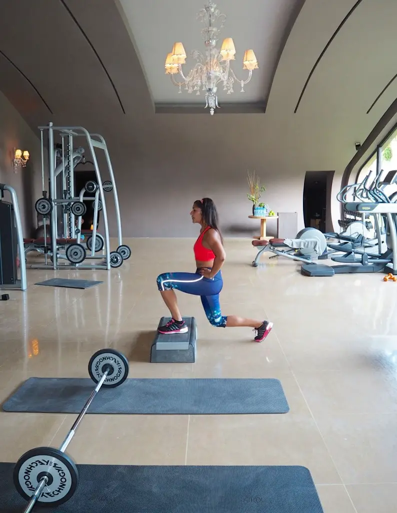 The suite Palais Namaskar Style Traveller at the gym