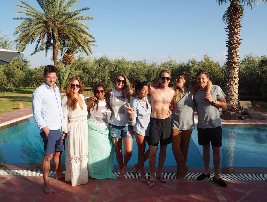 The Style Traveller and crew in marrakech