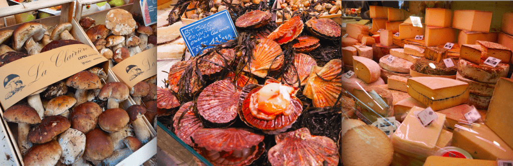 French food market St James Bordeaux