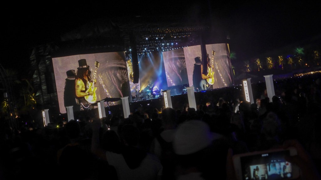 smart road trip, LA guns and roses coachella