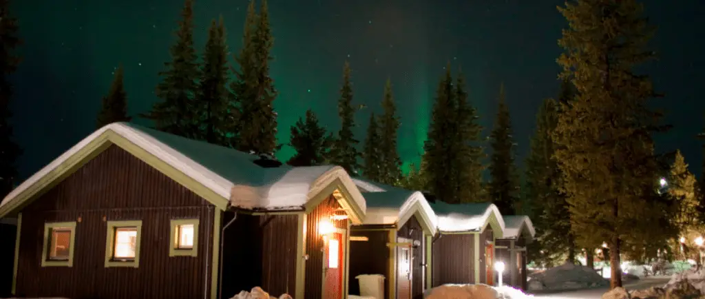 Ice Hotel warm cabins Sweden