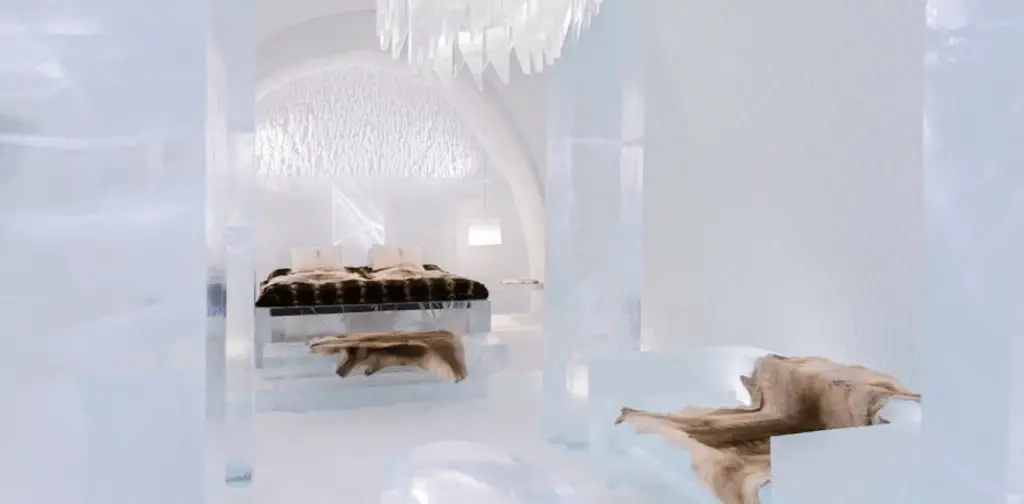 Ice hotel duluxe suite The Style Traveller.com