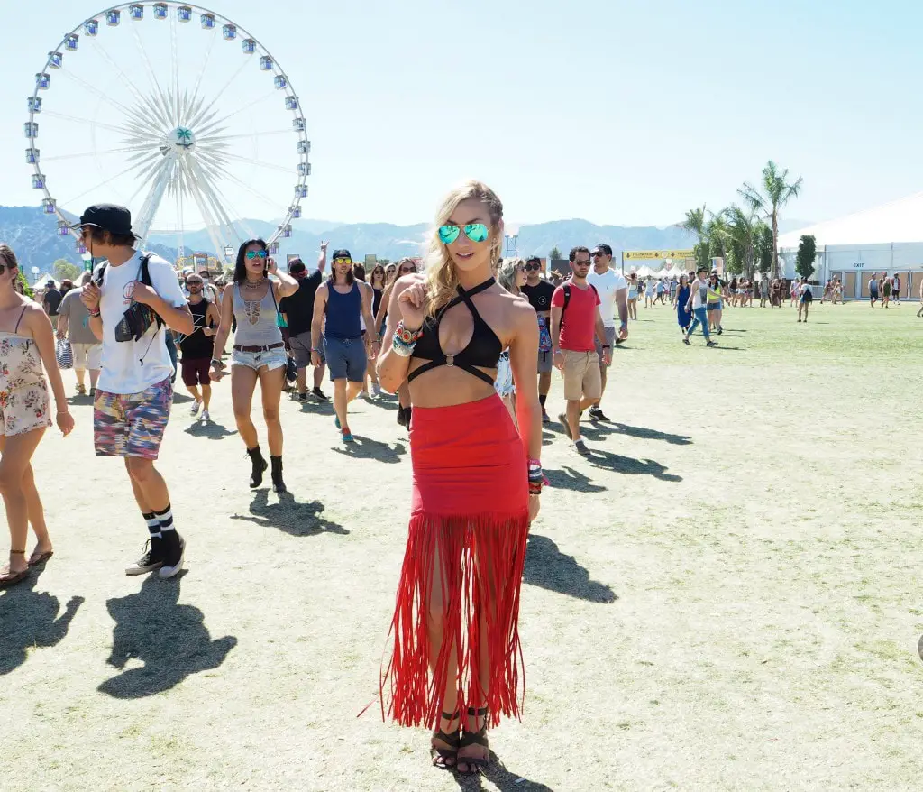 Cool girls at Coachella festival