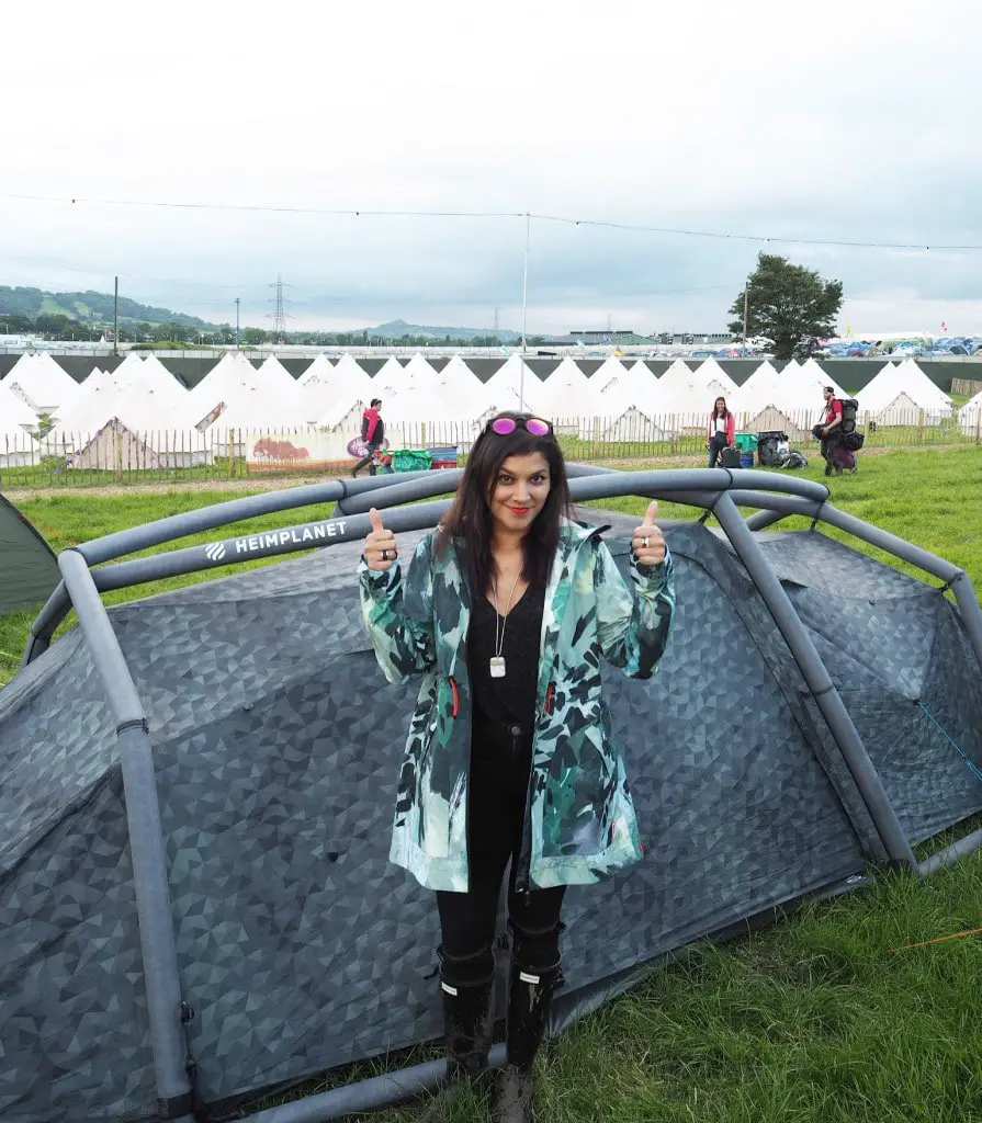 Heimplanet tent Glastonbury camping