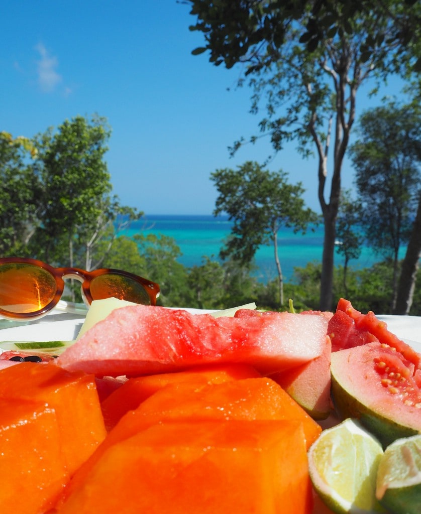 paradisus rio de oro breakfast platter