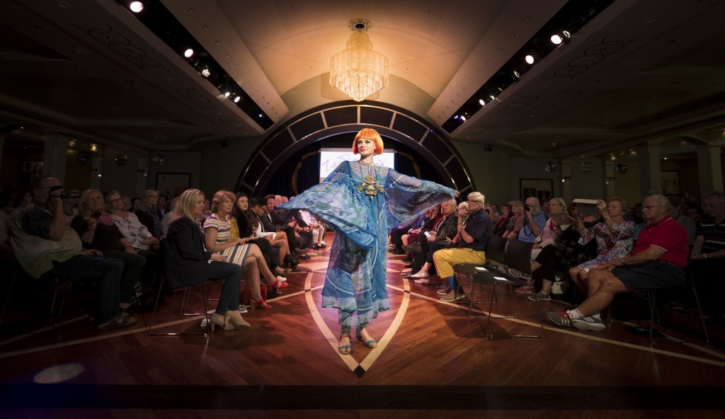 Transatlantic fashion week cunard Zandra rhodes