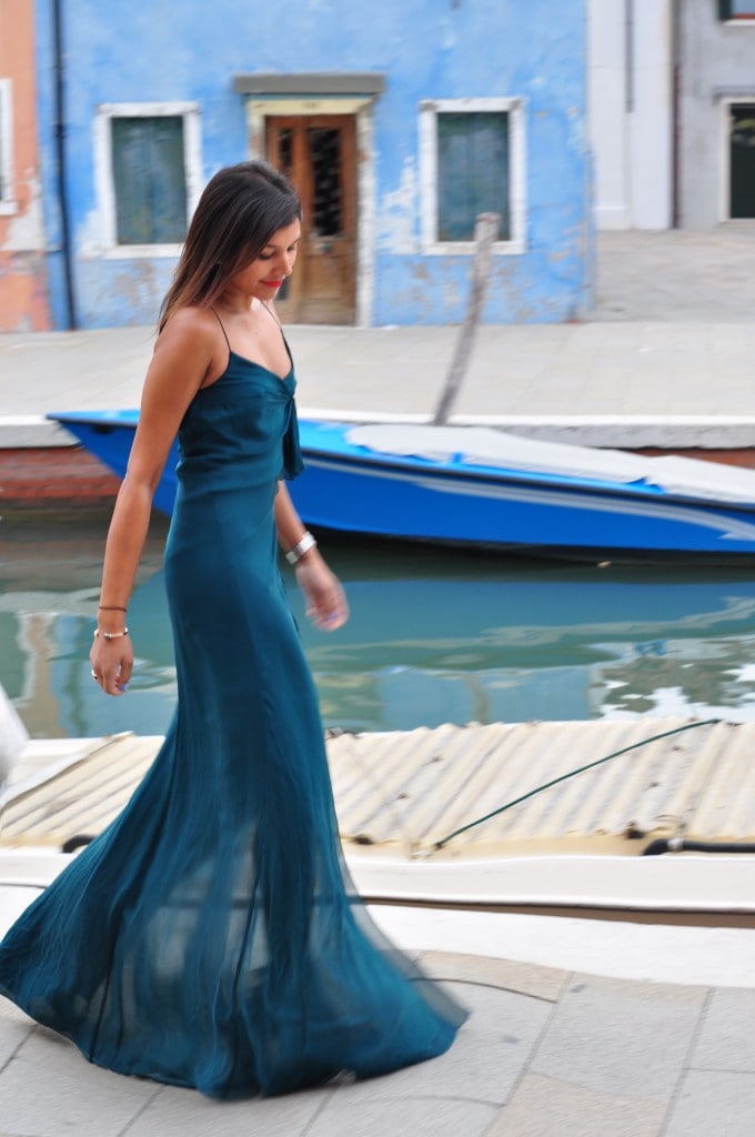 ball gowns in Burano Italy