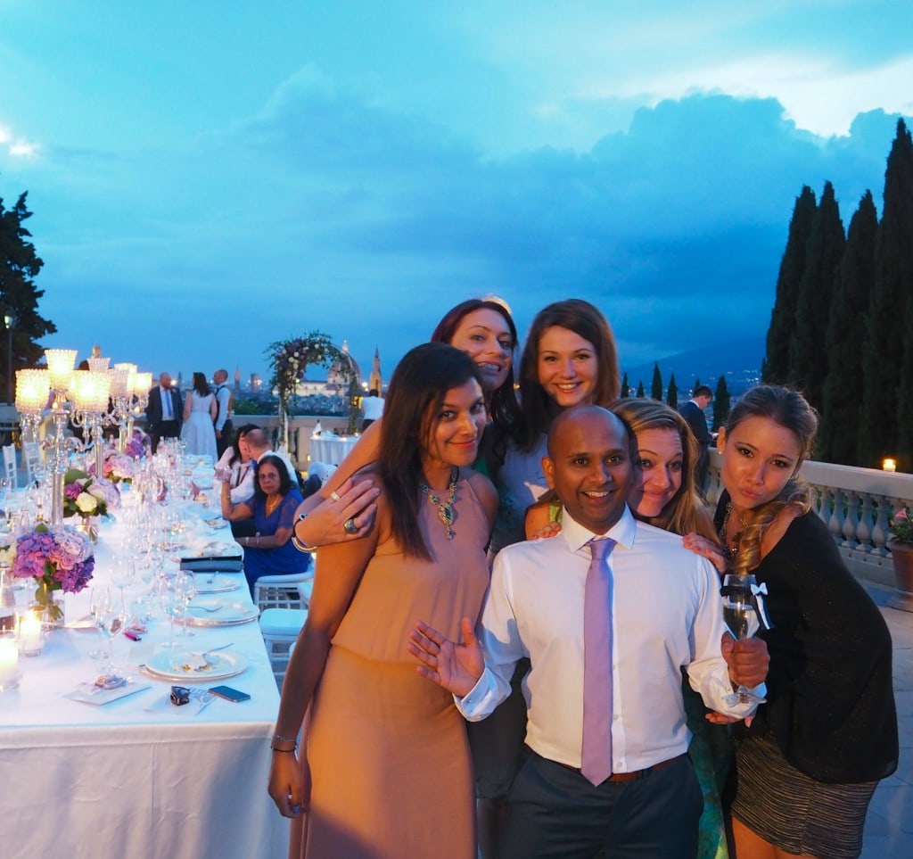 The wedding feast in Florence after party