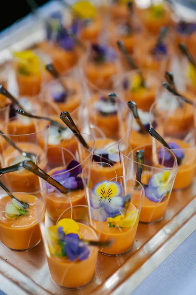 wedding food Italian catering canapes