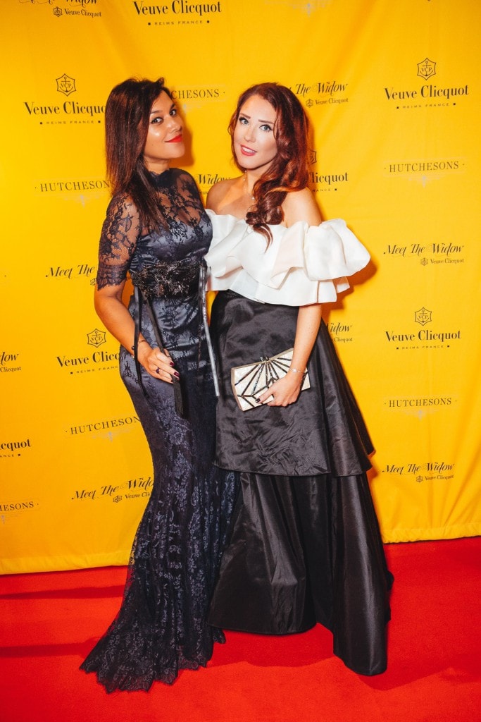 Veuve Clicquot halloween ball style traveller glasgow