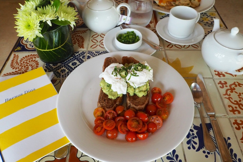 Hotel Esencia Tulum breakfast