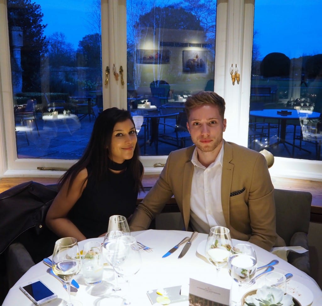 dinner at Belmond Le Manoir aux Quat Saison 