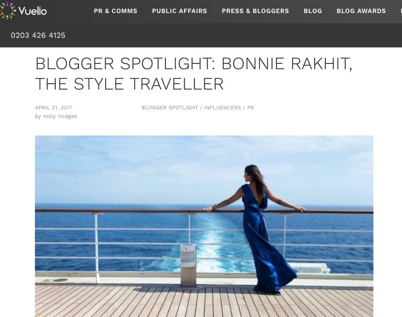 Vuelio blogger top ten feature