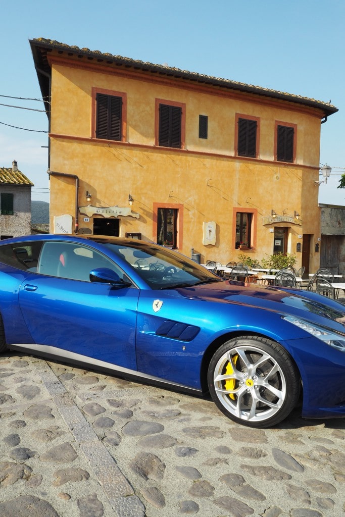 driving a ferrari in Italy