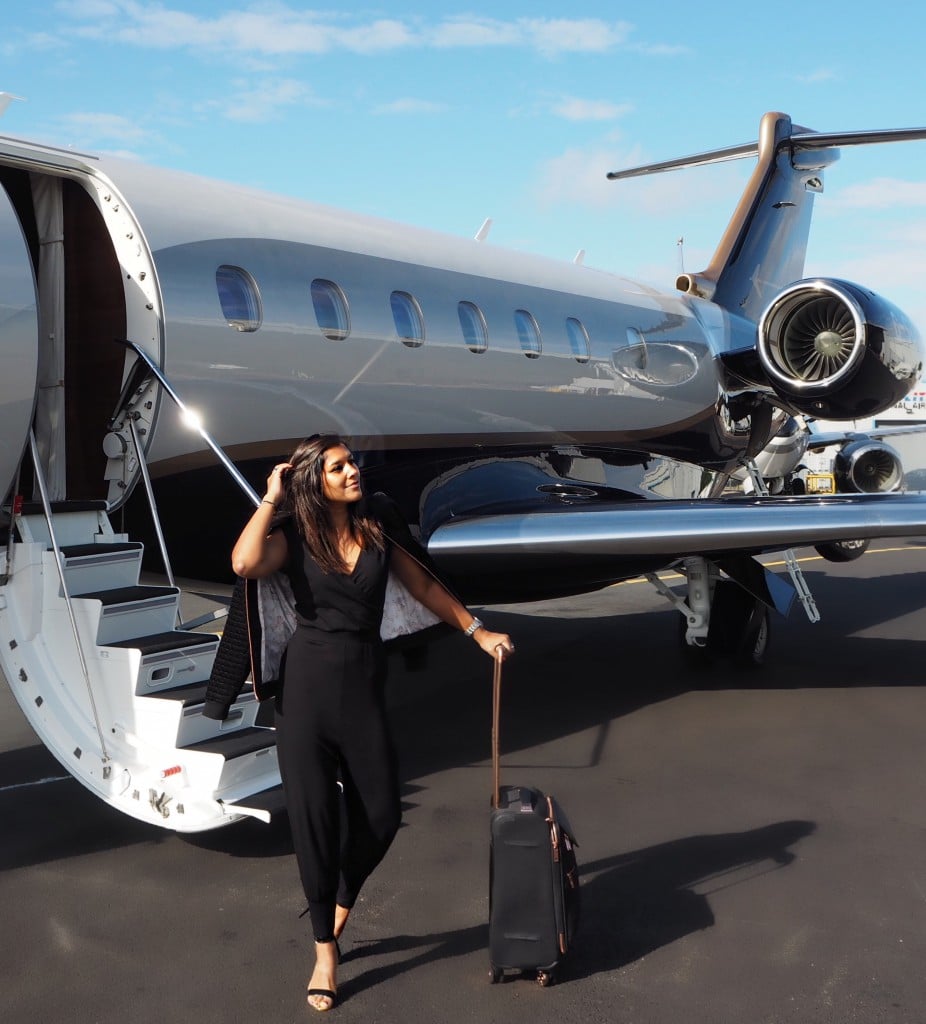 The Style Traveller Bonnie Rakhit what to wear on a flight ted baker