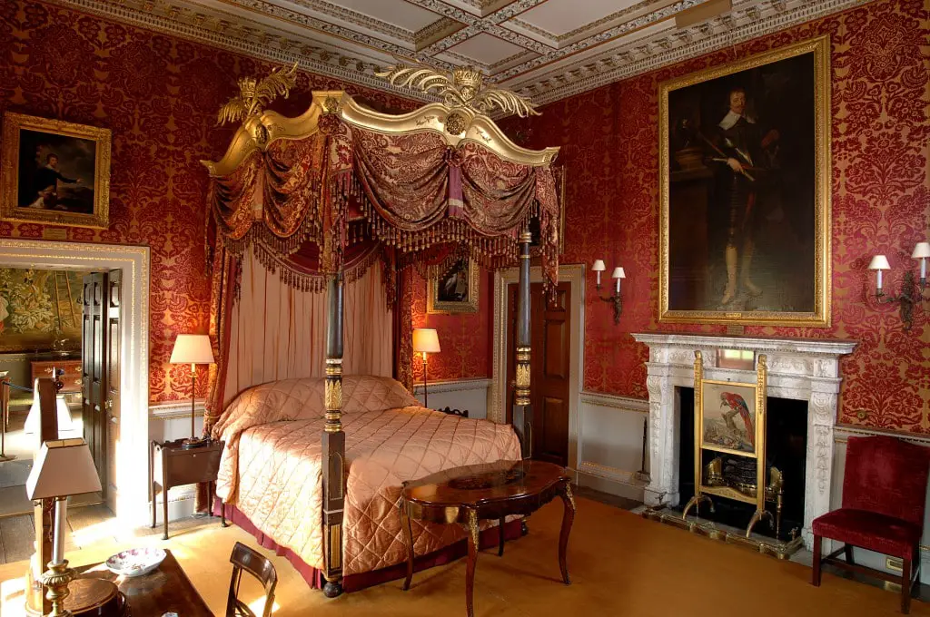 Holkham Hall bedroom