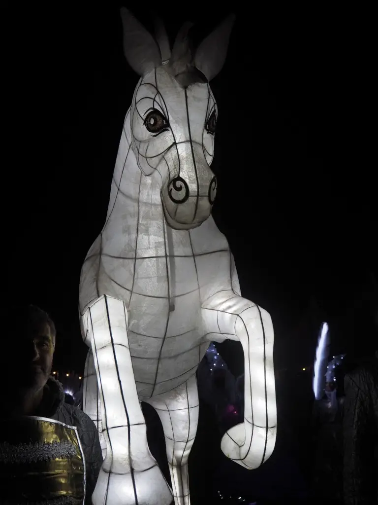 Illuminated parade festival no. 6 horse