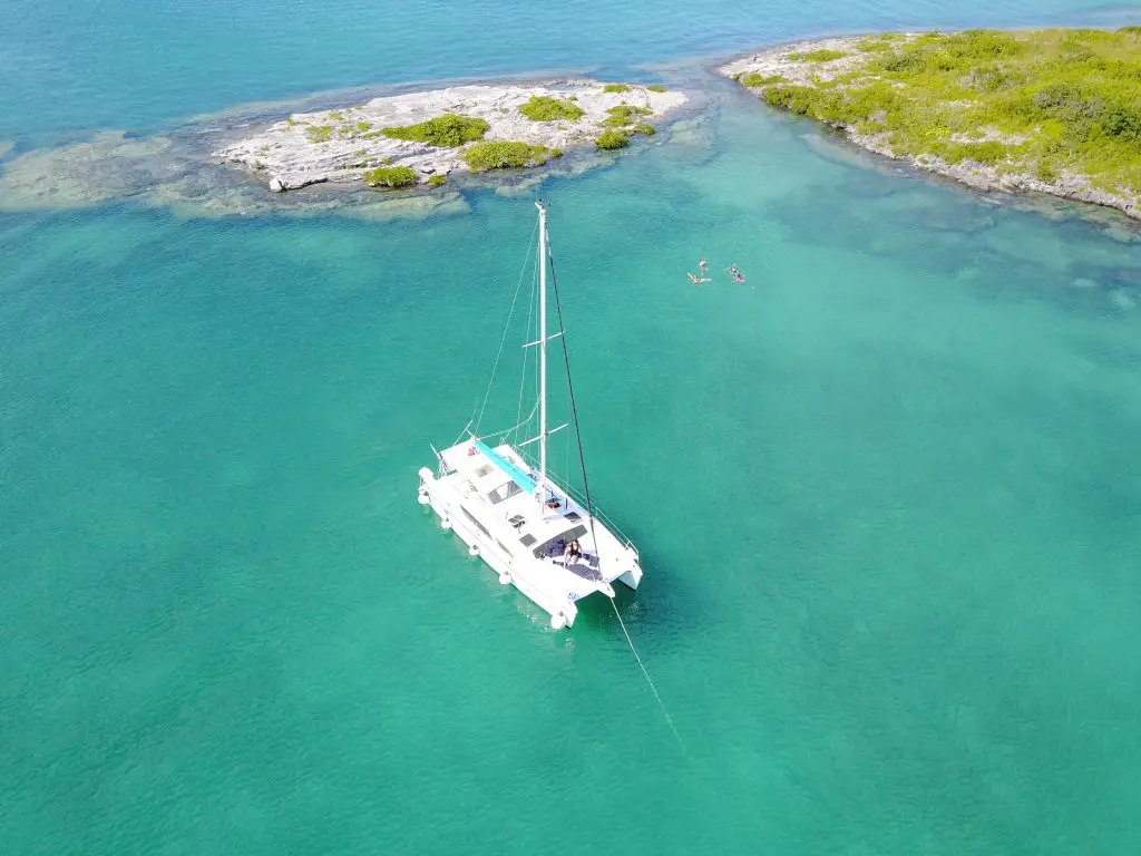seasplash catamaran cruise drone Bermuda