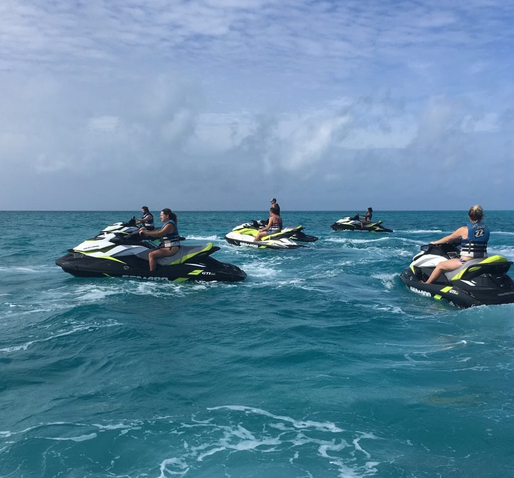 Jet skiing in Bermuda