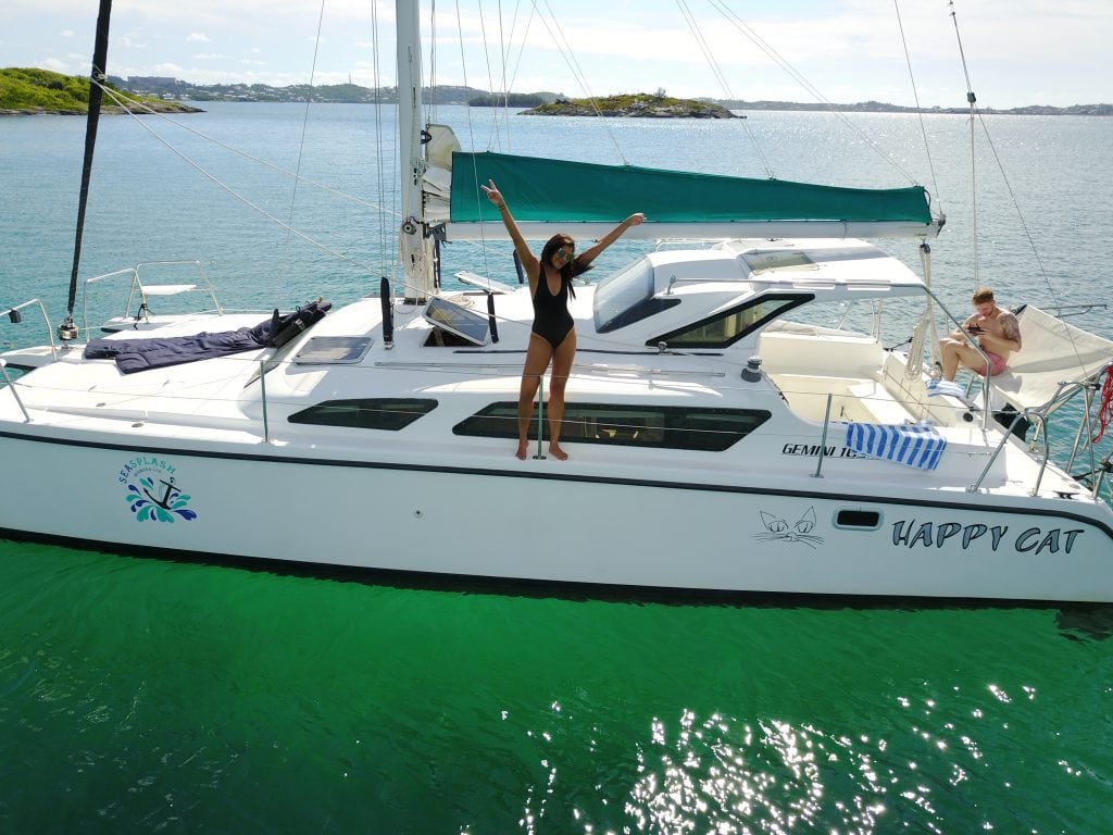 seasplash catamaran cruise Bonnie Rakhit Bermuda