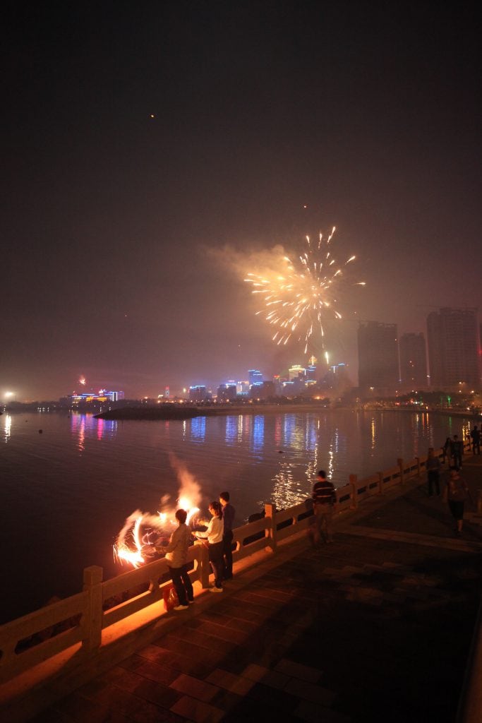 hainan china fireworks 