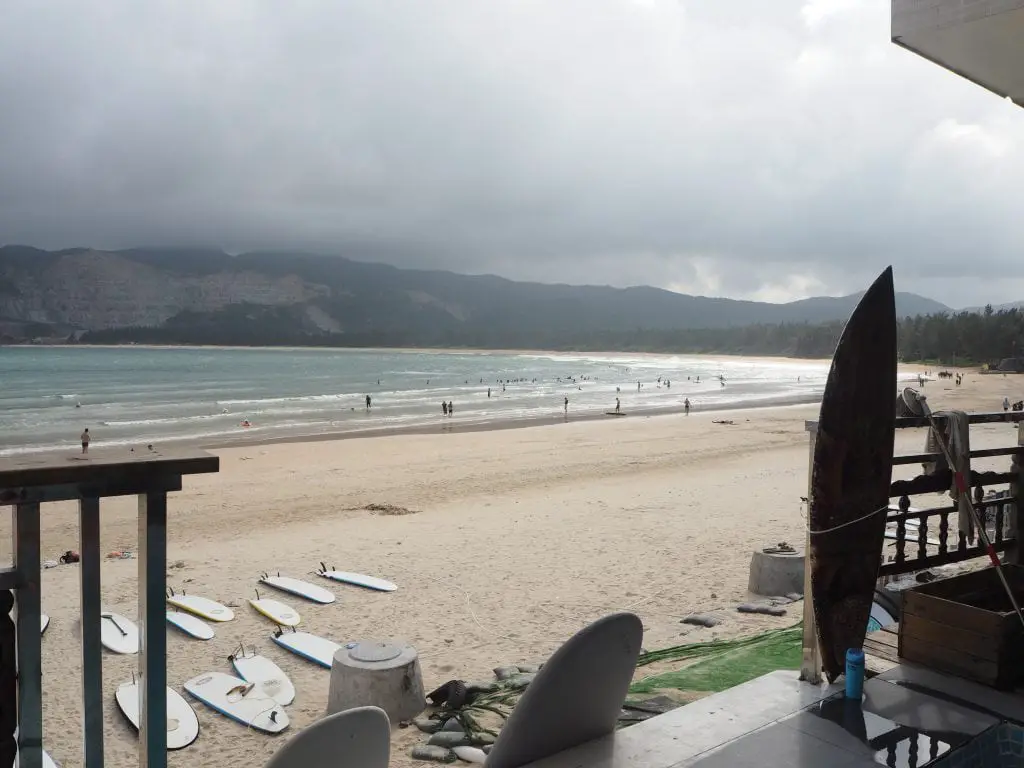 Surfing school hainan china beach