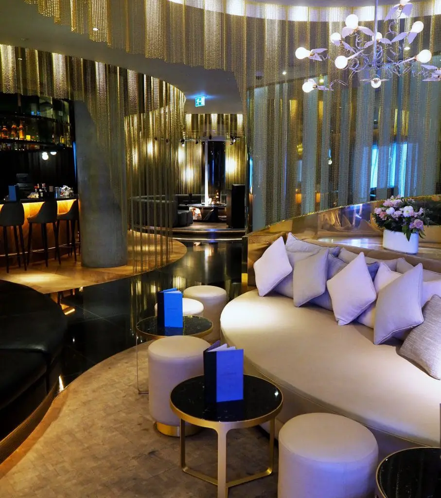 cocktail lounge at the W hotel