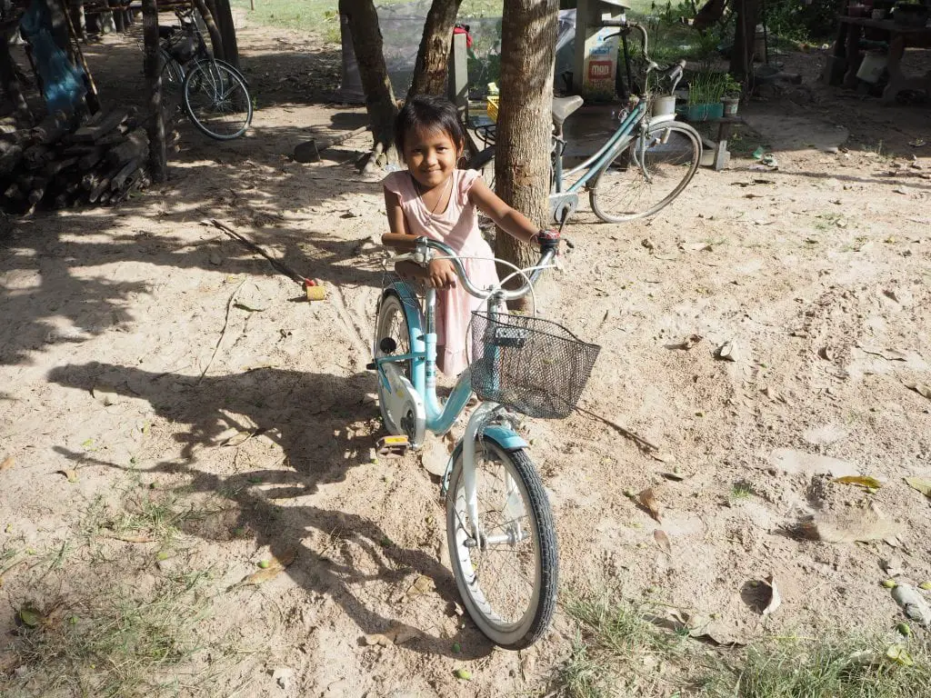 Shinta Mani Foundation Bicycles for children to get to school