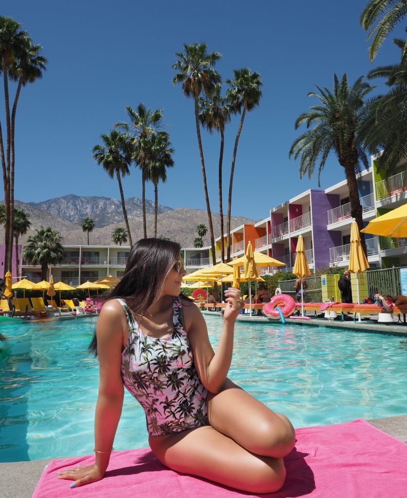 Bonnie Rakhit hotel Saguaro palm springs imstagram places