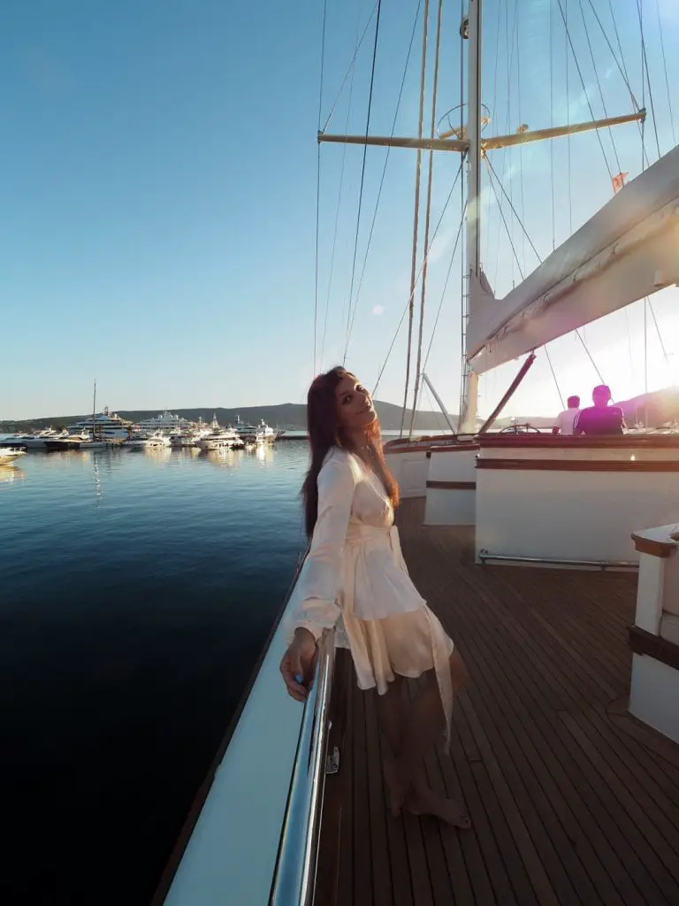 Bonnie Rakhit Style Traveller at Regent porto Montenegro luxury hotel what to do in yacht trip