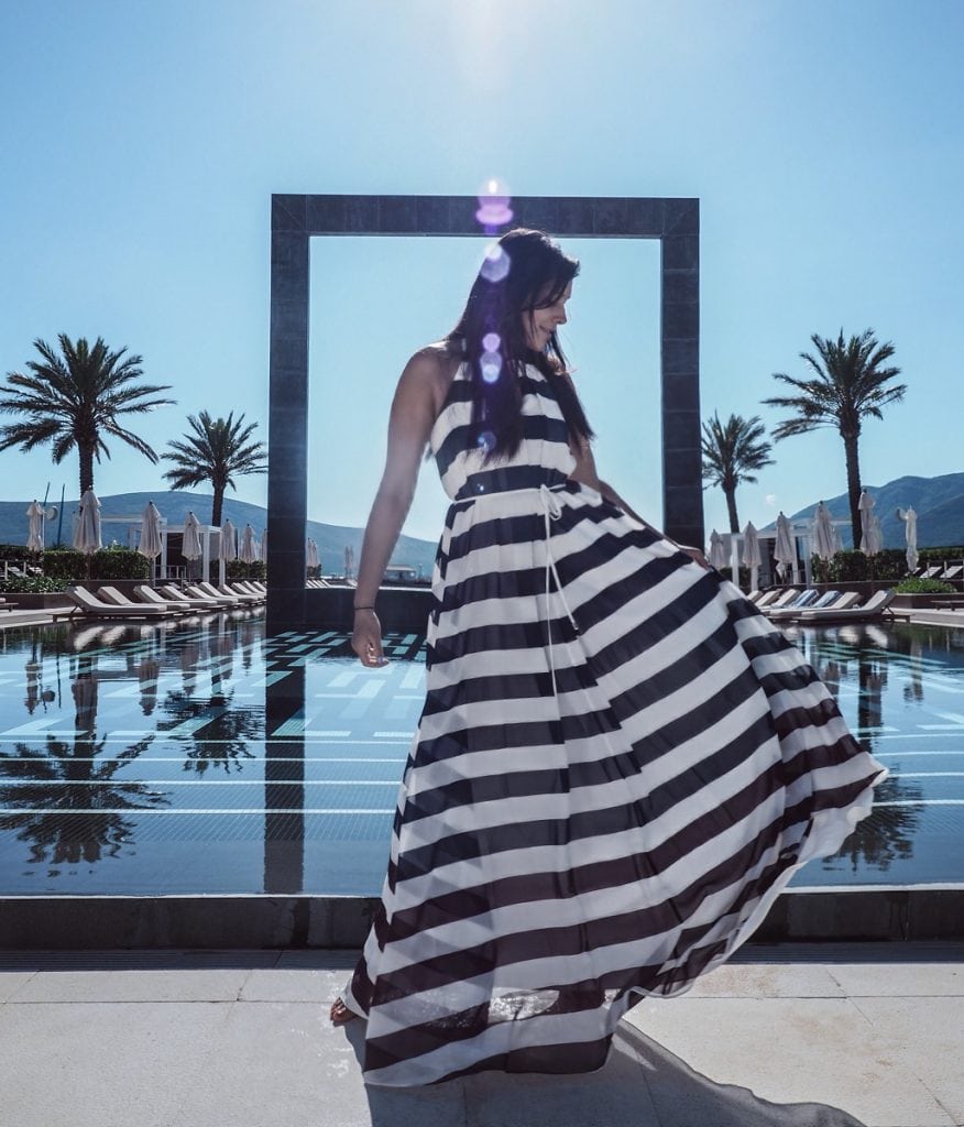 Bonnie Rakhit Style Traveller at Regent porto Montenegro luxury hotel