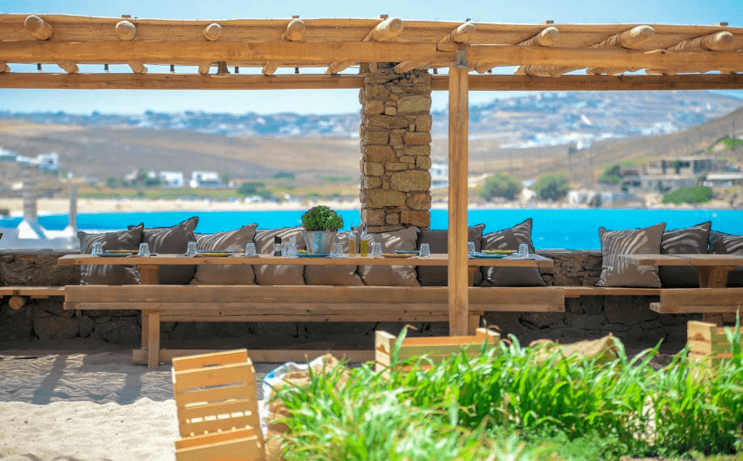 Farma restaurant Mykonos, organic farm to table restaurant