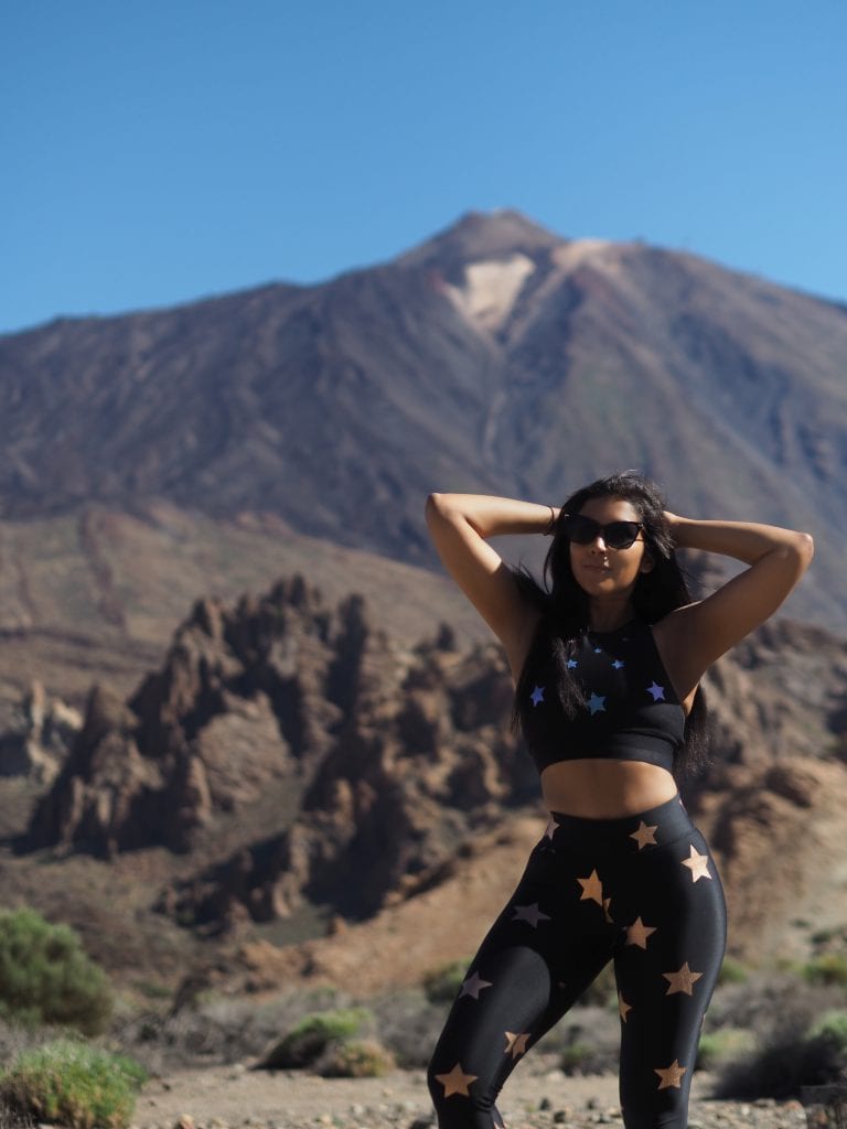 What to wear to the gym London style Bonnie Rakhit Mount Teide