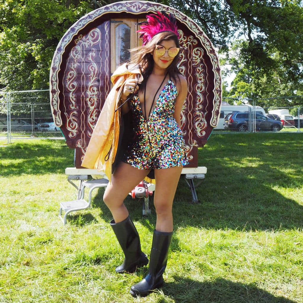 Wilderness festival 2018 best festivals in UK Gypsy caravan Bonnie Rakhit glamping