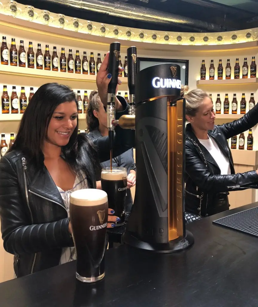 Guinness Factory ireland dublin things to do pulling pints