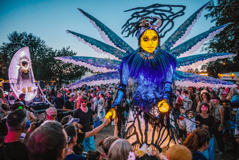 Fun and fireworks and art installations at Wilderness Festival 2018 and floats