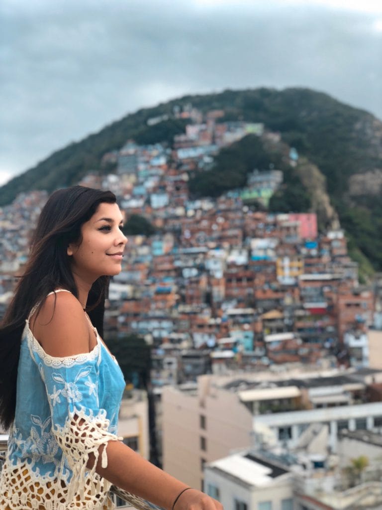 Beautiful rooftop favela view at Miramar by Windsor Rio de Janeiro Brazil Bonnie Rakhit