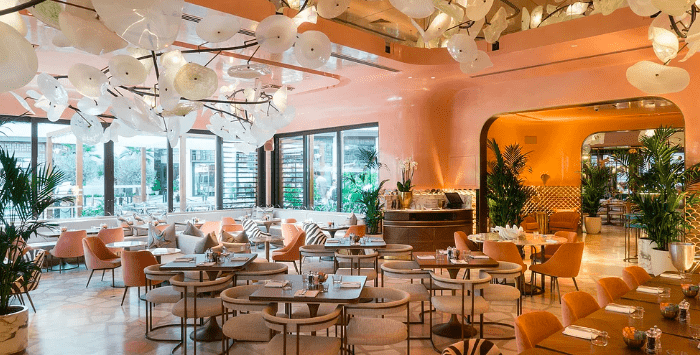 Flamingo Rooms Dubai Bonnie Rakhit beautiful restaurants pink