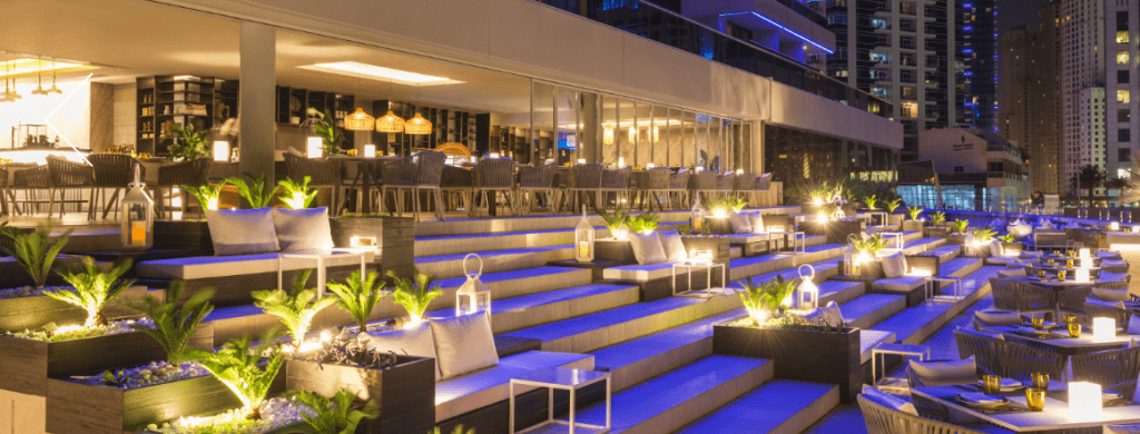 Siddharta Lounge at the Buddha bar dubai